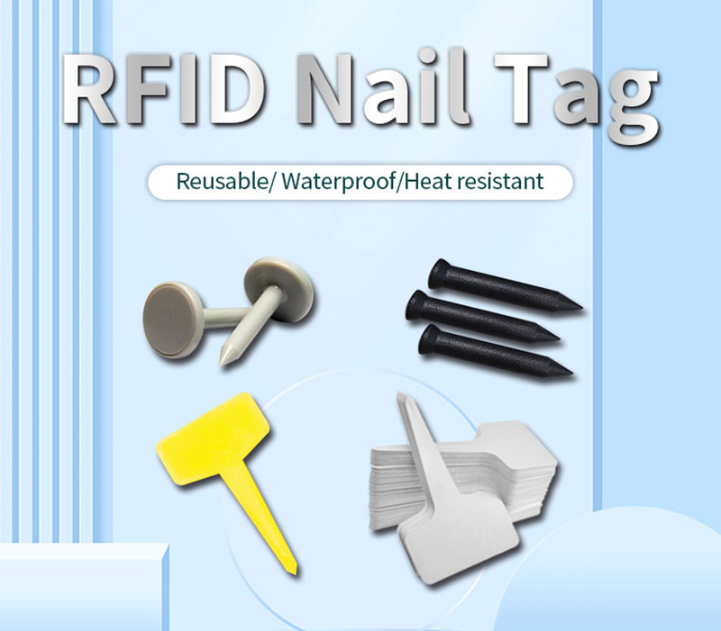 Custom NFC RFID Tree Nail Tag For Tree