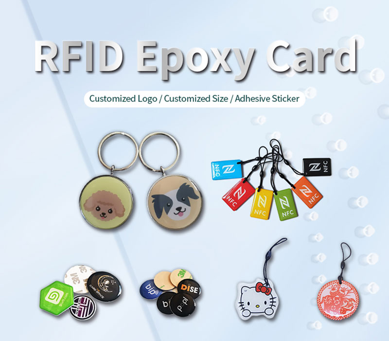 WIFI Logo NFC Phone RFID Epoxy Tag Custom