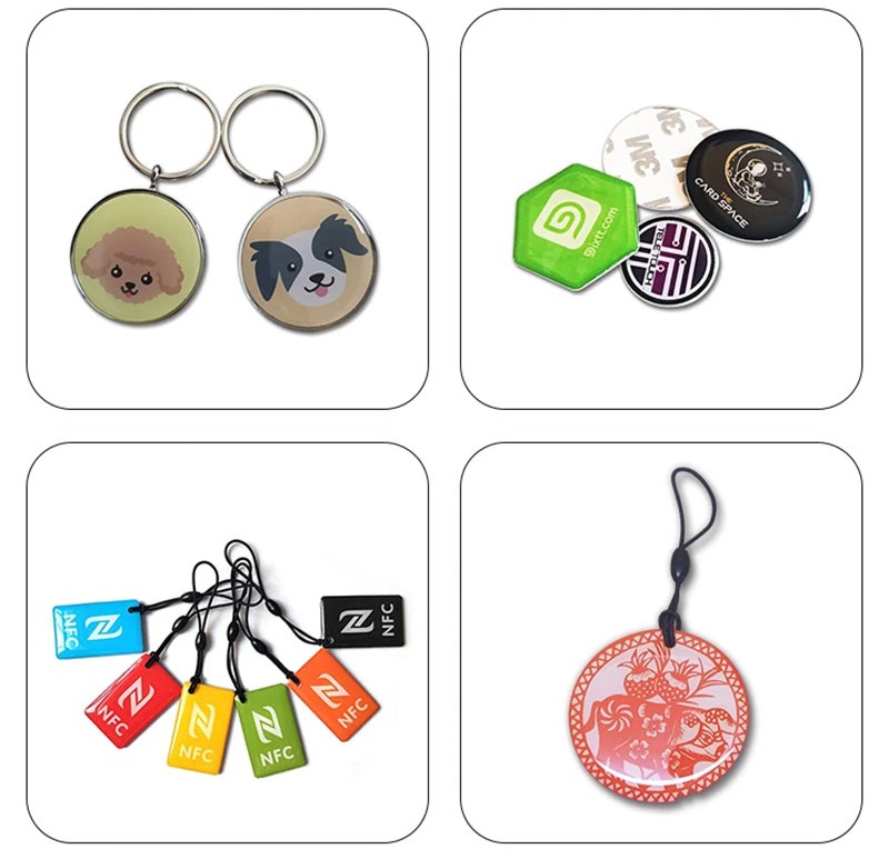 WIFI Logo NFC Phone RFID Epoxy Tag Custom