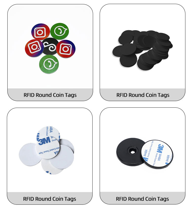 Round Blank NFC Anti Metal Tag Card Printable