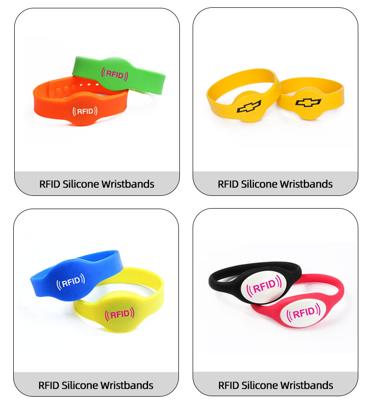 Custom RFID Bracelet Band NFC Wristband For Events