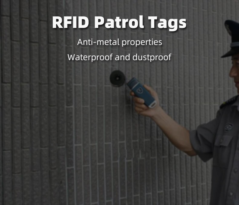 RFID Round Waterproof Anti-metal Patrol Tracking Tag