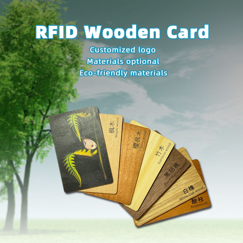 RFID Business NFC Blank Wood Card