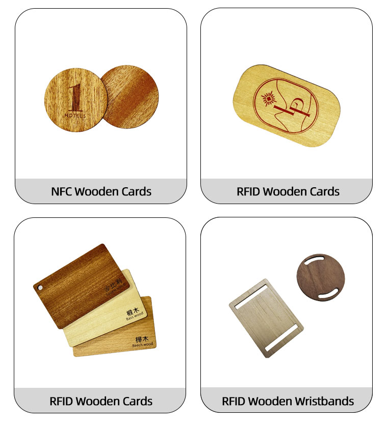 RFID Business NFC Blank Wood Card