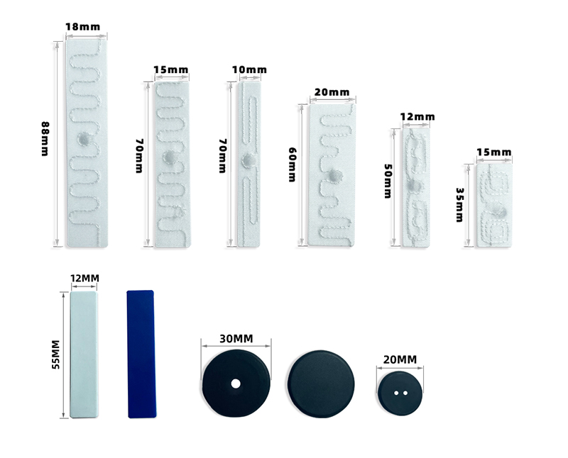 Washable RFID Fabric Tag For Linen Laundry