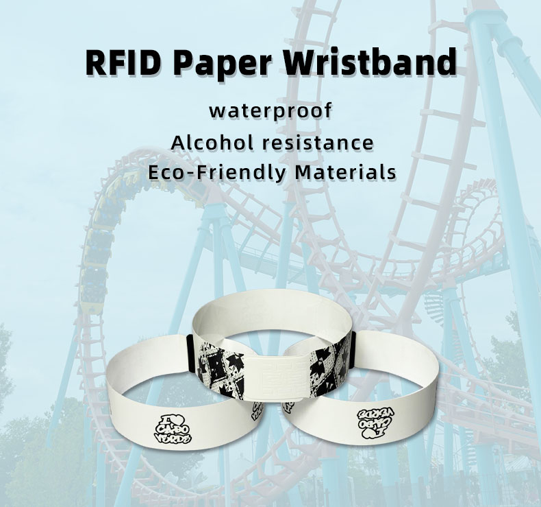 Custom Ultra High Frequency (UHF) RFID concert wristband