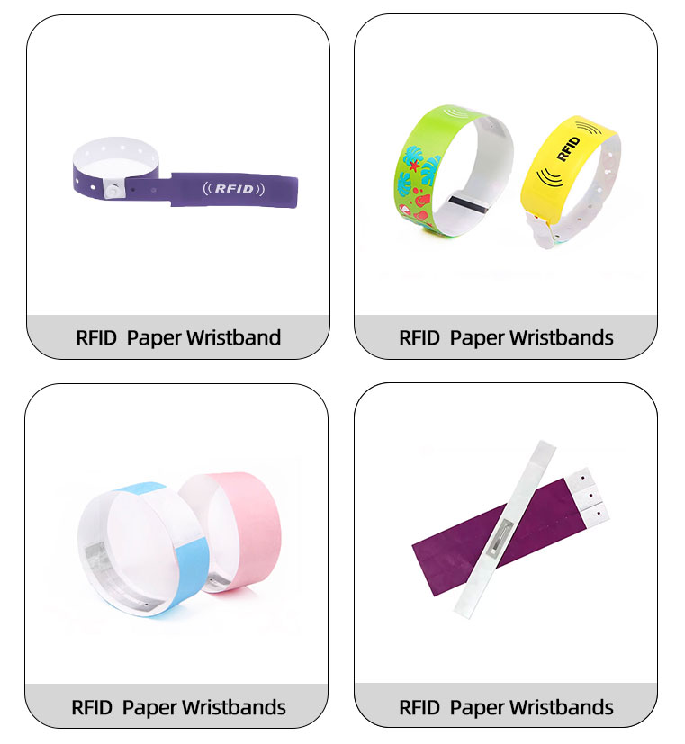 Custom Ultra High Frequency (UHF) RFID concert wristband