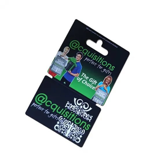 PVC Gift Voucher Card Printing