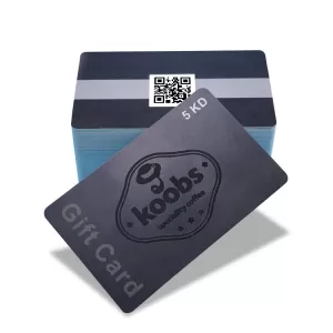 Printing PVC Plastic Gift Card With QR Code