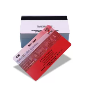 Plastic Gift Certificate Card With Magnetic Stripe