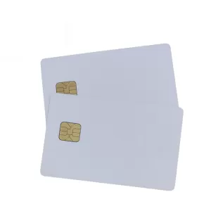 Contact IC SLE4442 Chip Visa Credit Card Size Cr80 30 Mil PVC Plastic Hico Blank Magnetic Stripe Card For Hotel Key