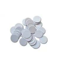 Waterproof Rewritable Anti Metal PVC Plastic White Blank NFC 213/215/216 Round Tag Sticker