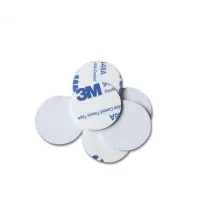 Waterproof Rewritable Anti Metal PVC Plastic White Blank NFC 213/215/216 Round Tag Sticker