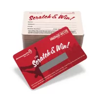 Voucher Scratch Off Discound Scratch Card Custom