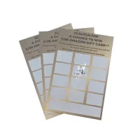 Voucher Scratch Off Discound Scratch Card Custom