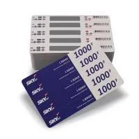 Prepaid Phone Scratch Off Card Printing