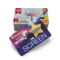 Scratch And Win Card Ticket Customizable