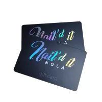 PVC Scratch Off Gift Card Custom