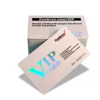 PVC Loyalty Punch Card Custom