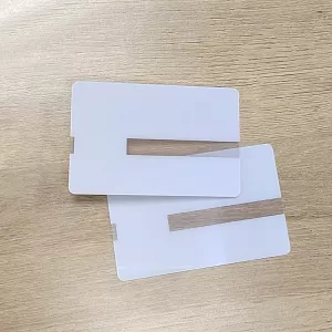 Printing PVC Transparent Plastic Business Card With Window