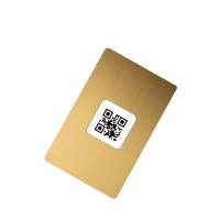 QR Code Metal Business Card Custom