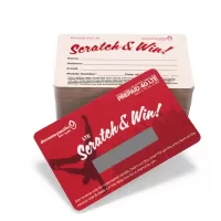 Discount Scratch And Win Card Printing