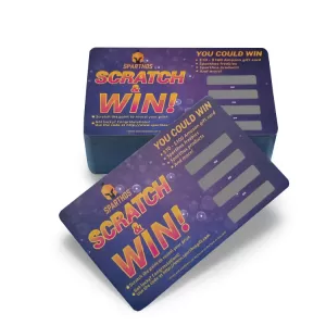 Discount Scratch And Win Card Printing