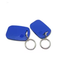 Round Key Plastic Keychain RFID Tag Keyfob Custom