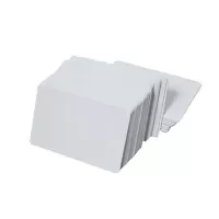 Blank White Plastic Cards