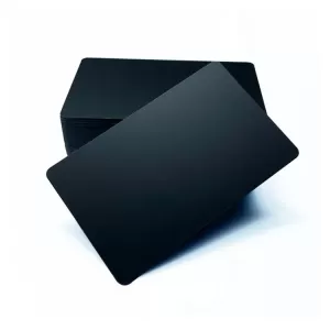 Blank Black Plastic Business Card