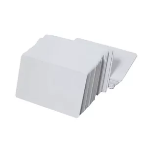 Blank White Plastic Cards