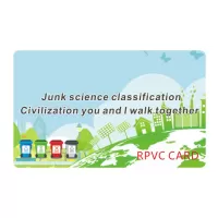 Recyclable Plastic Eco-Friendly RPVC Card Custom