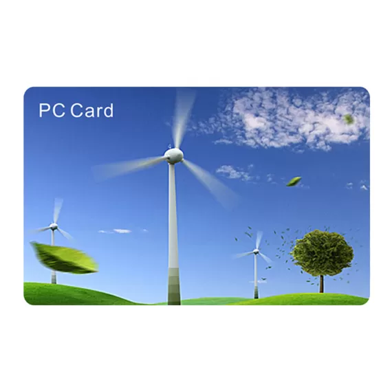 Eco-Friendly CR80 Polycarbonate ID Card Custom