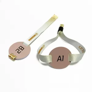 Custom RFID Chip Concert Textile Wristband At Music Festivals