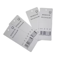 RFID Paper Clothing Hang Tag Printing Customization